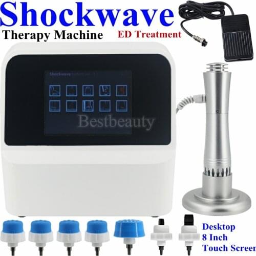 Shockwave Therapy Machine Shock Wave Equipment For Erectile Dysfunction Treatment 8 Inch Touch Screen Pain Relief New Massager