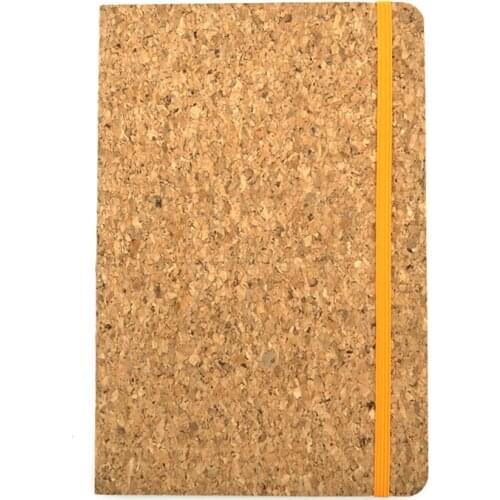 A5 Cork Wood Notebook Check Notebook Vintage Phellem Diary Journals Agenda Planner Kraft Notebook Fitted Elastic Band Closure