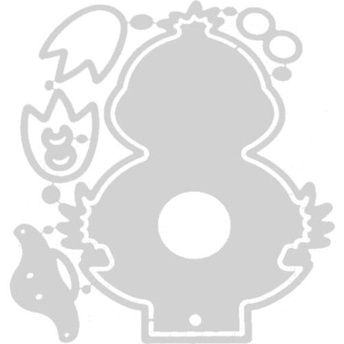 Cute Duckling Lollipop Box Carbon Steel Cutting Mold DIY Scrapbook Photo Album Embossed Paper Card Decoration