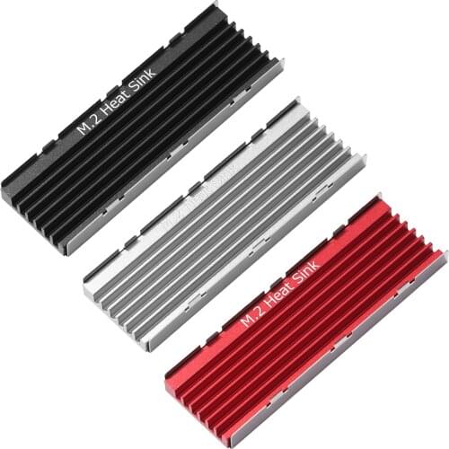 M.2 SSD NVMe Heatsink Cooler M2 2280 SSD Solid State Hard Disk Radiator M.2 NVME NGFF Aluminum Heat Sink Cooling Thermal Pad