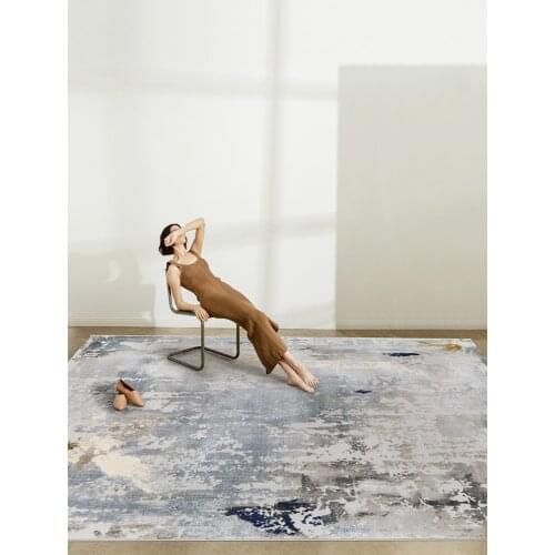 Nordic Carpet Living Room Light Luxury Coffee Table Sofa Mat Simple Modern Bedroom Rug Thick Cloakroom Rugs Room Carpet Full