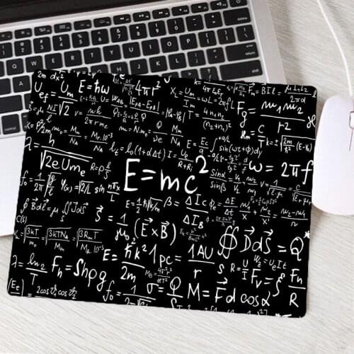 Mairuige Math Numbers Pictures Gaming Accessories Rubber Non-slip Laptop Desktop PC Desk Mat Speed Locking Edge Small Mouse Pad