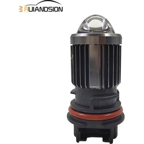 RUIANDSION 1PCS Super Bright CSP LED 2000Lm PH11 Motorcycle Head Light Bulb Switchback White+Yellow Dual Function 12V For Honda