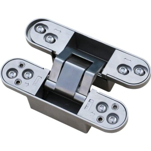 Gond heavy duty wood door invisible pivot hinge adjust concealed 180 degree stainless steel hidden mute hinge 200KG