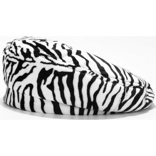 Warm Autumn and Winter Cotton Cow Pattern Buckle Beret Painter Hat Octagonal Hat Women and Girl 12