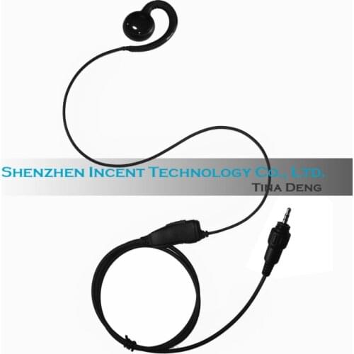 VOIONAIR 2pcs/lot C Shape Ear Hook Earpiece Earphone Headset PTT for Motorola CLP1010 CLP1040 CLP1060 CLP446