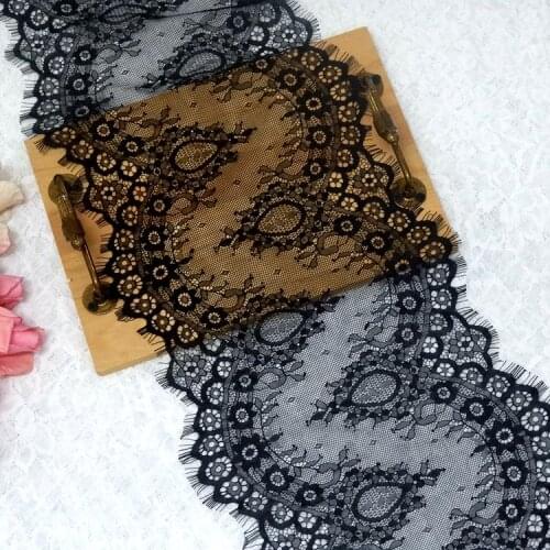 High-quality Eyelash Lace Accessories Handmade DIY Good Quality Embroidery Dress Wedding Decoration Fabric RS3278