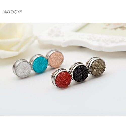 XT34 wholesale new nice hijab Brooch Silk Scarf Clip Buckle Holde designes pin magnetik haute No sang hijab magnets buckle