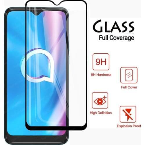 9H Tempered Glass On For alcatel 1se 2020 Full Cover Screen Protector Glas Film For alcatel 1s s1 1 s 2020 2021 Protective Glass