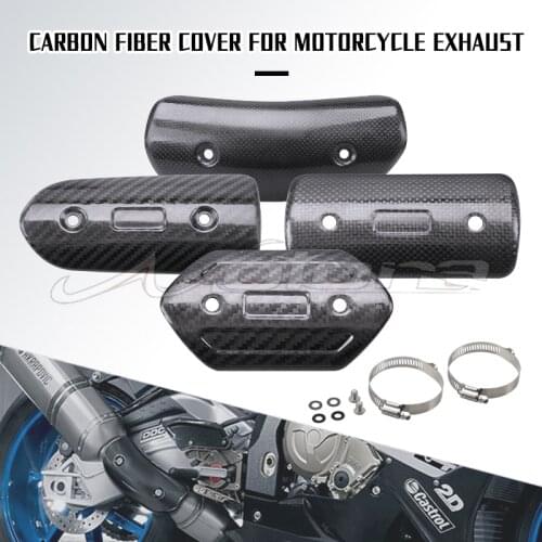 Motorcycle Exhaust Middle Mid Link Connecting Pipe Protector Heat Shield Cover Stainless Steel For TMAX530 CB400 Z900 NINJA400