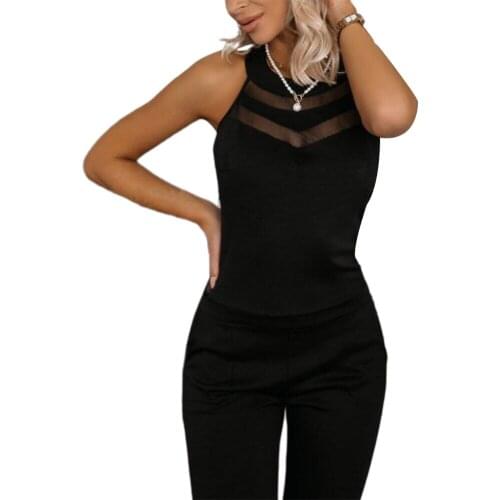 Women Sports Yoga Tank Tops Halter See through Mesh Sleeveless Vest Yoga Shirts Gym Fitness Sport Sleeveless Vest