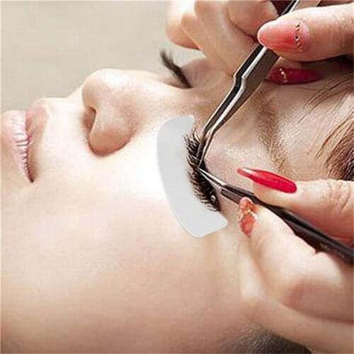 100 Pairs Makeup Extend Patches Paper Disposable Eye Lash Eyes Under Pads Eyelash Extension Paper Patches Tips Sticker Wraps