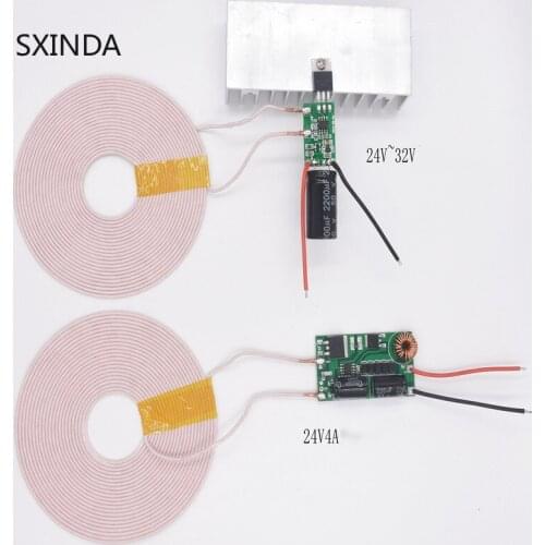 100W 24V 4A high-power long-distance wireless power supply module wireless charging module XKT801-60