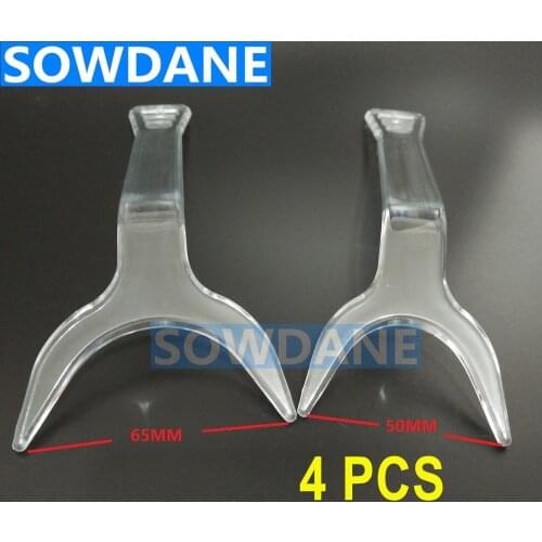 4 Pcs Dental Tongue depressor Autoclavable Mouth Lip Plastic Retractor Intractor Opener Orthodontic Material Tool