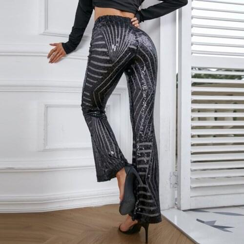 Женские брюки клеш ADEWEL China At AliExpress