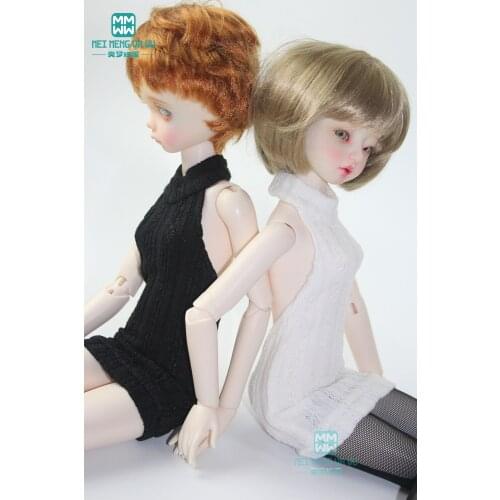 Accessories for doll fits 43cm 1/4 BJD doll clothes fashion halter sweater black, white, pink, red