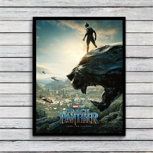 Black Panther Art Silk Poster Print Wall Pictures Home Decor