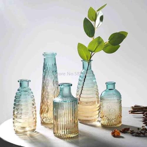 Decorative nordic decoration home decor vases interior vase glass scandinavian Flower Arranging Green Plants Hydroponic Device