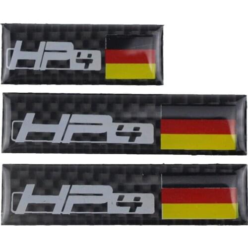 KODASKIN Carbon Sticker Emblem Decal for BMW HP4 one set/3pieces