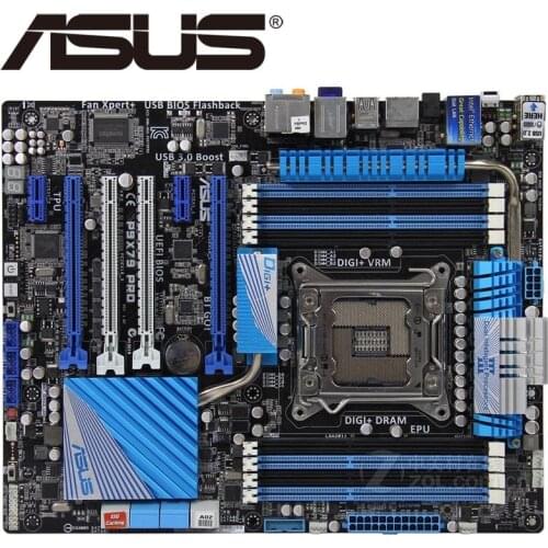 Asus P9X79 PRO Desktop Motherboard X79 Socket LGA 2011 Core i7 DDR3 64G ATX UEFI BIOS Original Used Mainboard On Sale