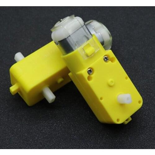 2PCS DC3V-6V DC Gear Motor 130motor Smart Car Robot Gear Motor Intelligent Car Chassis Four Drive Car TT Motor