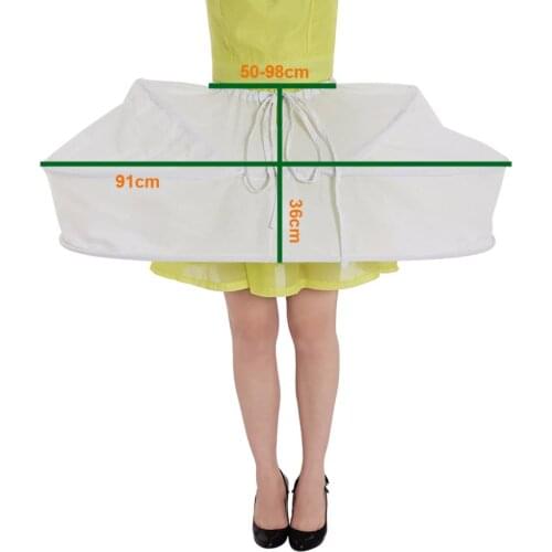 Rococo Crinoline Underskirt Petticoat Women Medieval Victorian Cage Dress