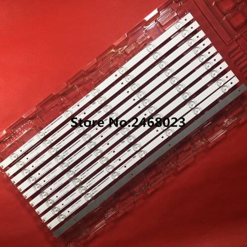 1Set=10PCS LED Backlight Strip 7 Lamps Hisense_55 HD550DU-B52_10X7_3030C_V0_20151012 For 55H8C 55K3300UW H55m3300
