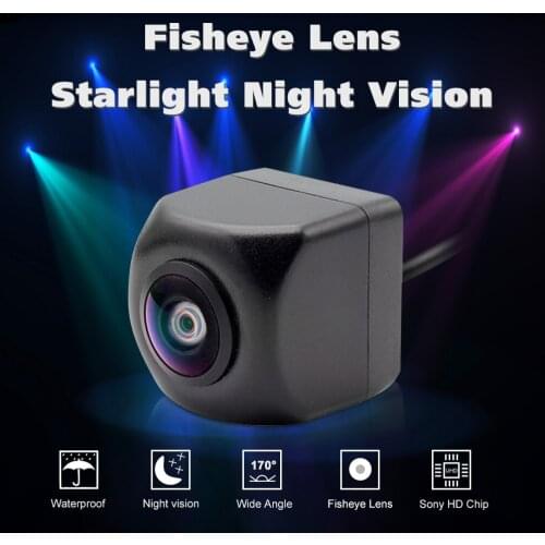 Waterproof HD 170 Degree Fisheye Lens Nolight Night Vision Car Reverse Backup Rear View Camera CCTV Parking Camera