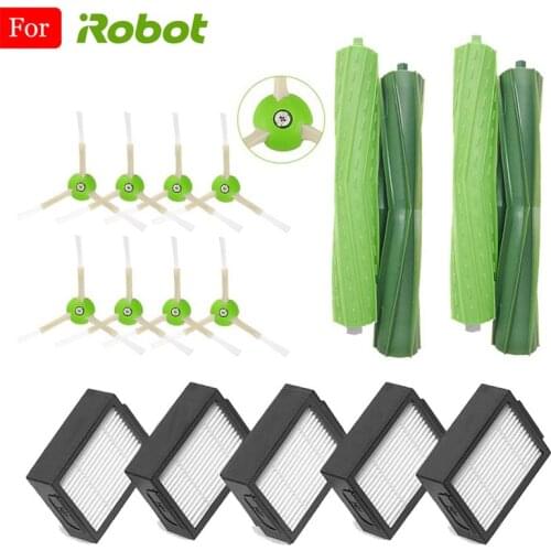Accessories Replacement Side Brush&Hepa Filters&Bristle Brush For iRobot Roomba i7 i7+ /i7 Plus E5 E6 E7 Series Vacuum Cleaner