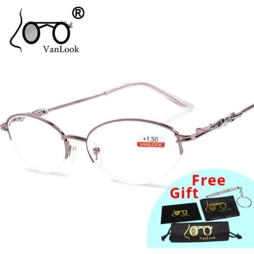 Womens Reading Glasses Sight for Long-sightedness Computer Spectacles with Diopters Gafas de Lectura Hyperopia Eyeglasses +1 +2