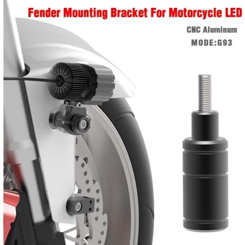 2 sets BOSMAA Folding Adjustable Motorcycle Headlight Bracket Mount Bike Sport Tail Light Holder Fender Eliminator For Honda Ect