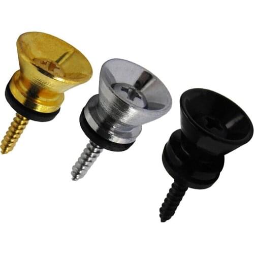 Free shipping!4pcs/pack Guitar Strap Lock Pins Metal Strap Lock pin For Electric Acoustic Guitar Bass guitar (Gold/Black/Silver)
