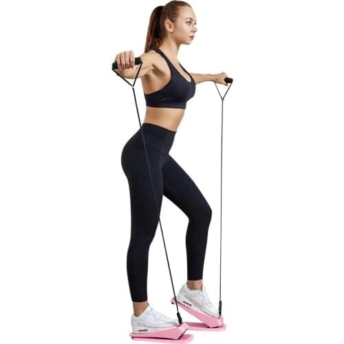 Mini Stepper Household Quiet Treadmill Steppers Pedal Drawstring Fitness Equipment For Lose Weight Leg Slimming -40