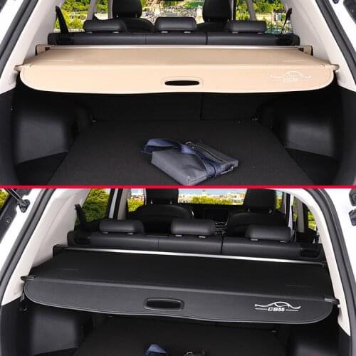 For Changan CS55 2017 2018 2019 2020 2021 Aluminum + Canvas Black Rear cargo cover