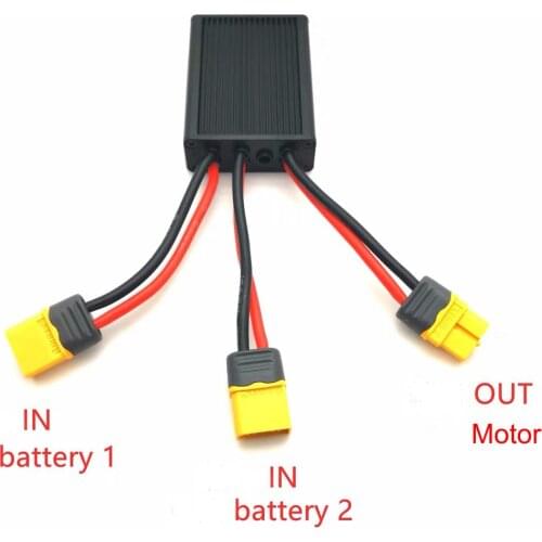 20V-72V 30A 40A Dual Battery Connector for Increase The Capacity by Connecting Two Batteries in Parallel Equalization Module