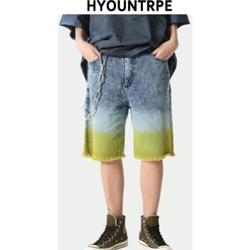 HYOUNTRPE Men's Denim Shorts