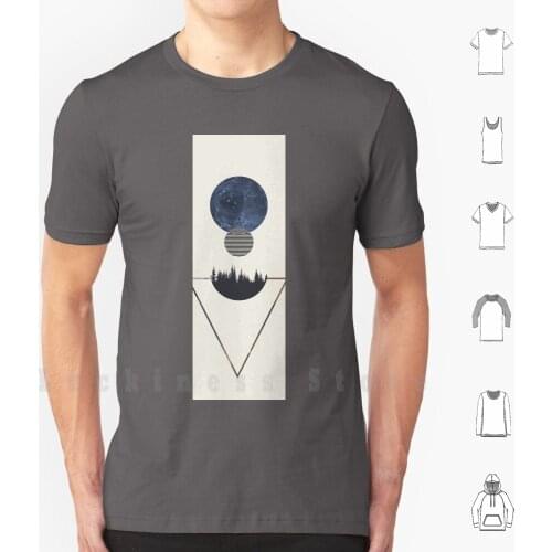 As Above , So Below T Shirt DIY Cotton Big Size S-6xl Environment Earth Gaia Nature Mid Century Modern Psychedelic Chakra