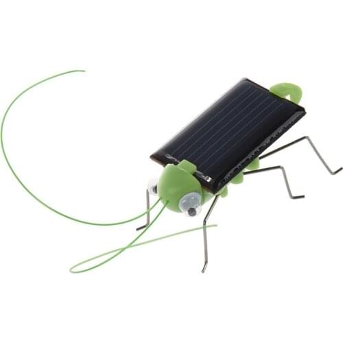 Solar Powered Grasshopper. Just Place in the Sun and Watch its Legs Jiggle and Wiggle