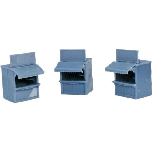 Outland Models Railway Layout Street Kiosk Set 1:87 HO Scale