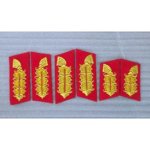 WWII GERMAN MARSHAL CORNFLOWER COLLAR TABS & GENERALS SHOULDER BOARDS FULL SET style 1 2 3 High Quality