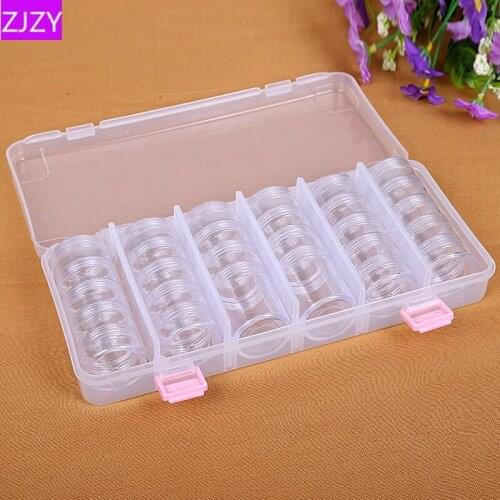 New Plastic Diamond Painting Accessories with Bottles Container Storage Box Diamant Painting Holder Daimond painting Box