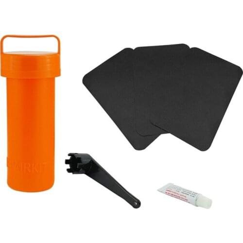 Inflatable Plastic Boat Kayak Special Repair Patch Waterproof Patch Glue Wrench Container Bucket Dinghy Accessorie