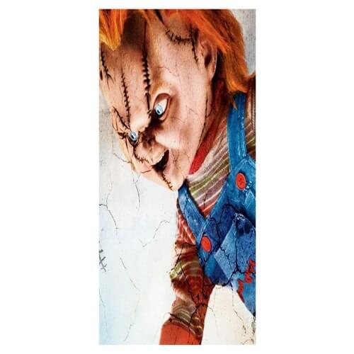 Childs Play&Seed of Chucky Printed Bamboo Fiber Bath Beach Gym Camping Towel/Super Water-absorbing Washcloth_Size:35CMX70CM