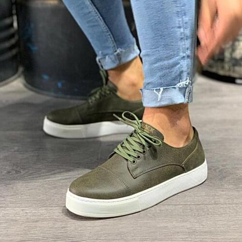Knack Daily Shoes 050 Khaki Male Seasonal Comfortable Orthotic Insole Sneaker Spring and Summer Fashion Sport Lace-Up Style
