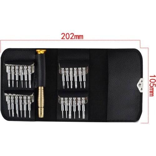 30set/lot New mini 25 in 1 Precision Screwdriver Repair Tool Set for Mobile Phone Laptop Camera Glasses