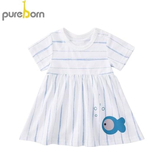 Pureborn Summer Dresses For Babies