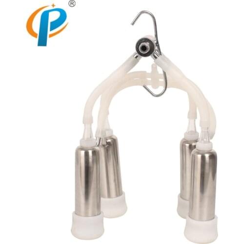 With Iron Milk Claw Milking Cup Group for Cow Piston Pump Portable Milking Machine