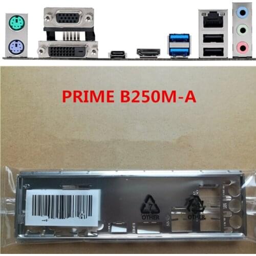 I/O shield back Suitable for ASUS PRIME B250M-A motherboard I / O baffle rear panel custom baffle (no motherboard)