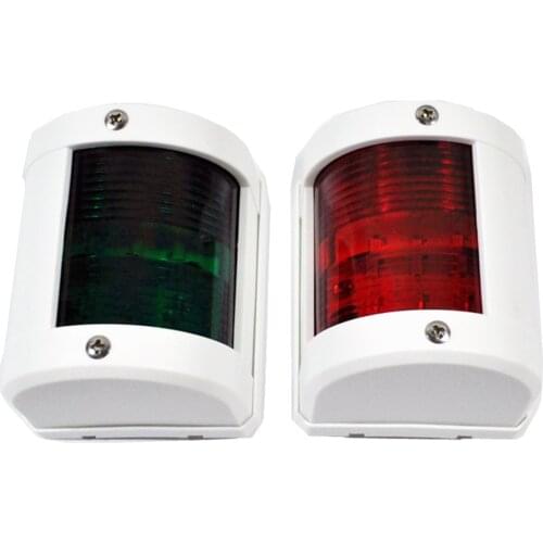 Waterproof Marine Boat Masthead / Stern LED Navigation Light 12V Red & Green