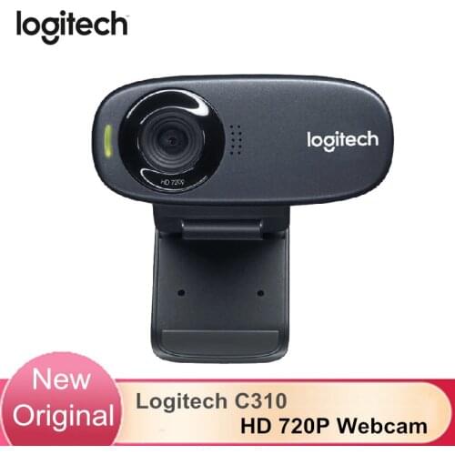 100% Original Logitech C310 Webcam Webcast camera Gaming camera Built-in Microphone HD 720P with 5MP Photos Auto Focus
